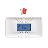SkuImg;CO710XP;CO710_Accs_900x900px.jpg;Carbon Monoxide Alarm front view with anchors and screws